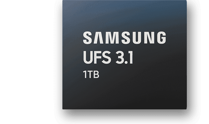 Image of Samsung UFS 3.1 1TB