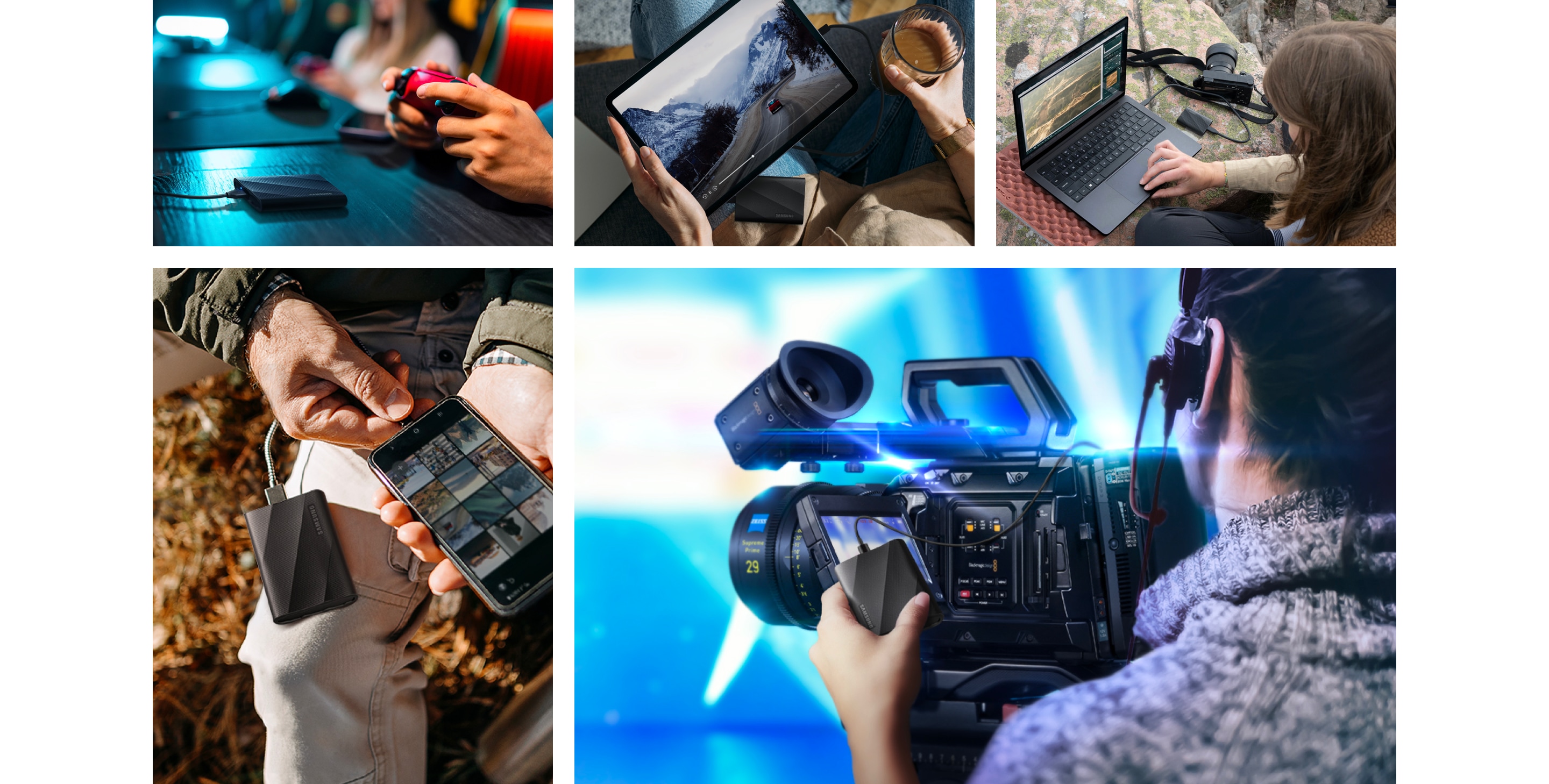 Samsung Semiconductor's T9 products can be used interchangeably with various devices such as mobile devices and can be used.